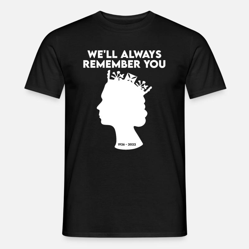RIP Queen we will always remember you - Men’s T-shirt - black