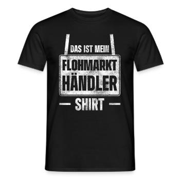 Das Ist Mein Flohmarkt Händler Shirt - Männer T-Shirt - Schwarz - Vorne - AI Model Male 178 light (178cm)