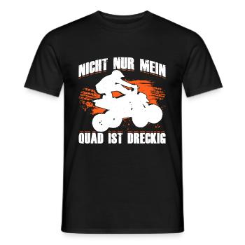 Nicht Nur Mein Quad Ist Dreckig Geschenk - Männer T-Shirt - Schwarz - Vorne - AI Model Male 178 light (178cm)