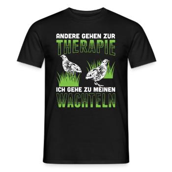 Andere Gehen Zur Therapie Ich Gehe Zu Meinen Wacht - Männer T-Shirt - Schwarz - Vorne - AI Model Male 178 light (178cm)