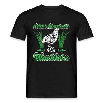 Leicht Abgelenkt Von Wachteln - Männer T-Shirt - Schwarz - Vorne - AI Model Male 178 light (178cm)