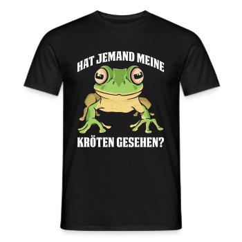 Hat Jemand Meine Kröten Gesehen? - Männer T-Shirt - Schwarz - Vorne - AI Model Male 178 light (178cm)