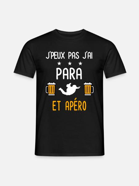 je peux pas para - T-shirt homme - noir