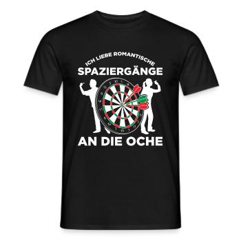 Ich Liebe Romantische Spaziergänge An Die Oche - Männer T-Shirt - Schwarz - Vorne - AI Model Male 178 light (178cm)