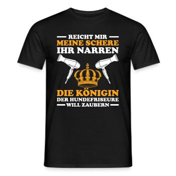Hundepflege für Hundefriseurin Hundefriseur Groome - Männer T-Shirt - Schwarz - Vorne - AI Model Male 178 light (178cm)