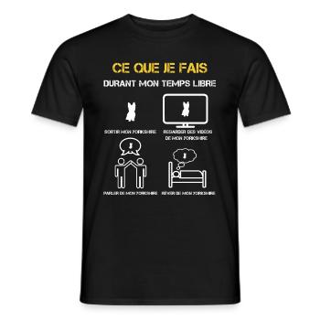 Yorkshire Freizeitgeschenke - Männer T-Shirt - Schwarz - Vorne - AI Model Male 178 light (178cm)