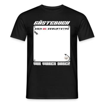 20 Geburtstag Mann Frau 20 Jahre Lustig Geschenk - Männer T-Shirt - Schwarz - Vorne - AI Model Male 178 light (178cm)