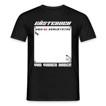 60th Birthday Husband Wife 60th Anniversary Funny Gift - Men's T-Shirt - black - Front - AI Model Male 178 light (178cm)
