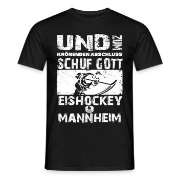 Eishockey & Mannheim limitiert - Männer T-Shirt - Schwarz - Vorne - AI Model Male 178 light (178cm)