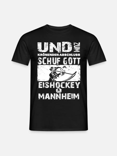 Eishockey & Mannheim limitiert - Männer T-Shirt - Schwarz
