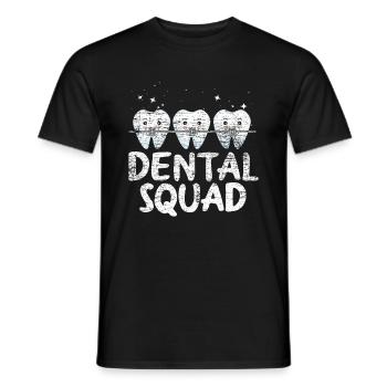 Zahnarzt Zahnspange - Männer T-Shirt - Schwarz - Vorne - AI Model Male 178 light (178cm)