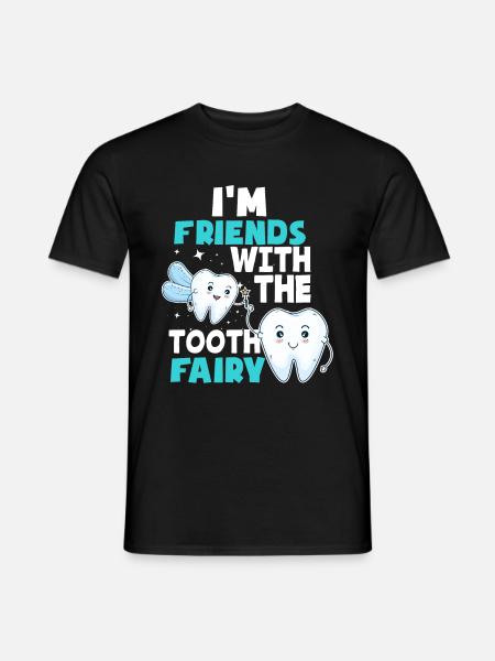 Dentist dentists profession funny saying - Men's T-Shirt - black