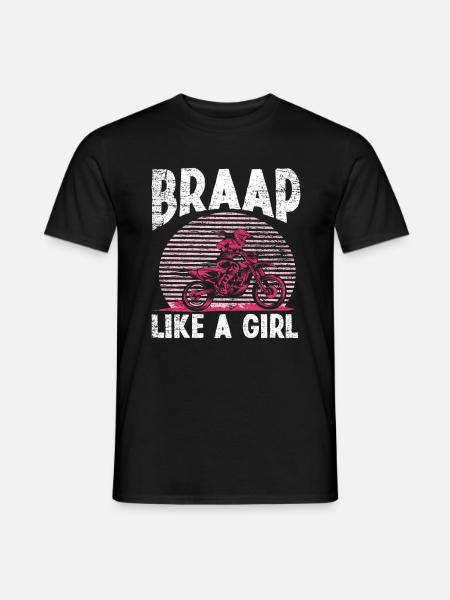 Motocross girls - Men's T-Shirt - black