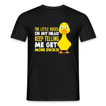 Éleveur de canards - T-shirt homme - noir - Devant - AI Model Male 178 light (178cm)
