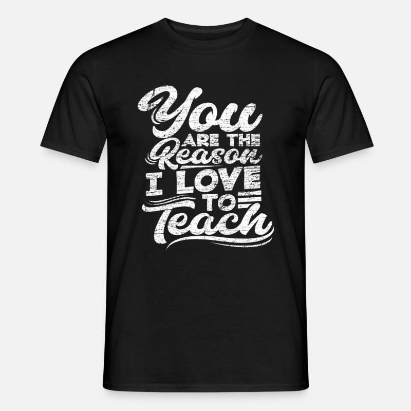Lehrer - Männer T-Shirt - Schwarz