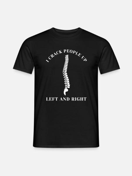 Chiropractor Therapy Saying Gift - Men's T-Shirt - black