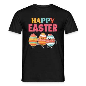 Pâques Pâques - T-shirt homme - noir - Devant - AI Model Male 178 light (178cm)
