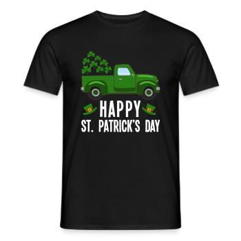 La Saint-Patrick - T-shirt homme - noir - Devant - AI Model Male 178 light (178cm)