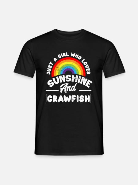Fille femmes soleil Languste - T-shirt homme - noir