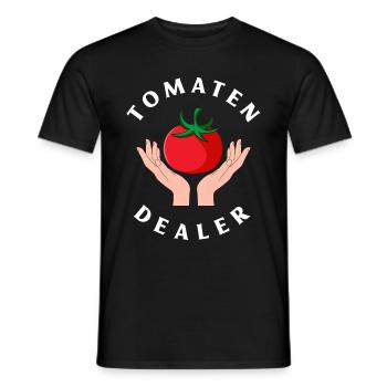 Jardin jardin de tomates dealer - T-shirt homme - noir - Devant - AI Model Male 178 light (178cm)