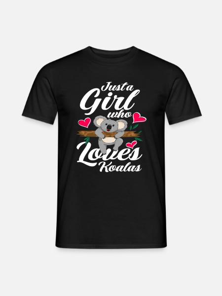 koala - Men's T-Shirt - black
