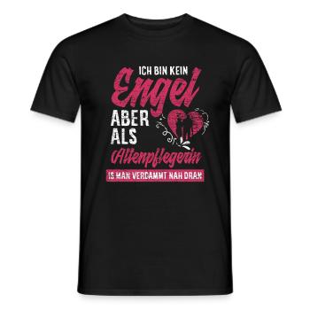 Altenpflegerin Beruf Pflegerin Geschenk - Männer T-Shirt - Schwarz - Vorne - AI Model Male 178 light (178cm)
