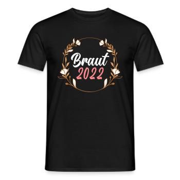 Braut 2022 - Männer T-Shirt - Schwarz - Vorne - AI Model Male 178 light (178cm)