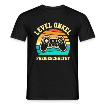 Onkel - Männer T-Shirt - Schwarz - Vorne - AI Model Male 178 light (178cm)