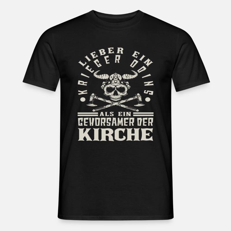 Wikinger - Männer T-Shirt - Schwarz