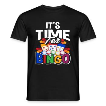 Bingo - Männer T-Shirt - Schwarz - Vorne - AI Model Male 178 light (178cm)