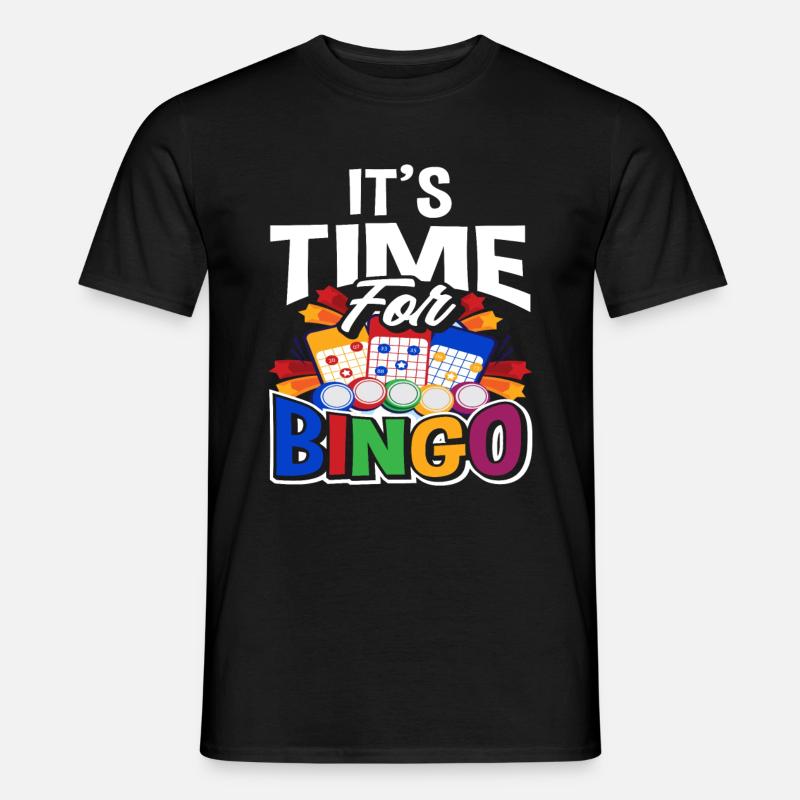 Bingo - Männer T-Shirt - Schwarz