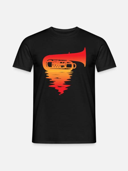 Euphonium Wind Orchestra Gift - Men's T-Shirt - black