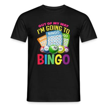 Bingo - Männer T-Shirt - Schwarz - Vorne - AI Model Male 178 light (178cm)