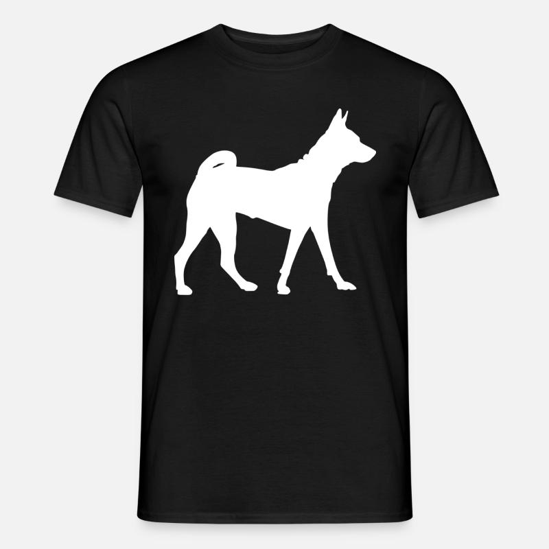 Basenji Hund - Basenji - Männer T-Shirt - Schwarz