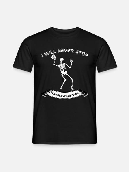 Volley-ball - T-shirt homme - noir
