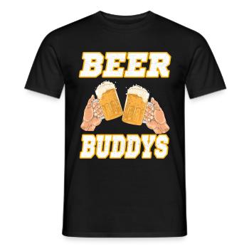 Bier - Männer T-Shirt - Schwarz - Vorne - AI Model Male 178 light (178cm)