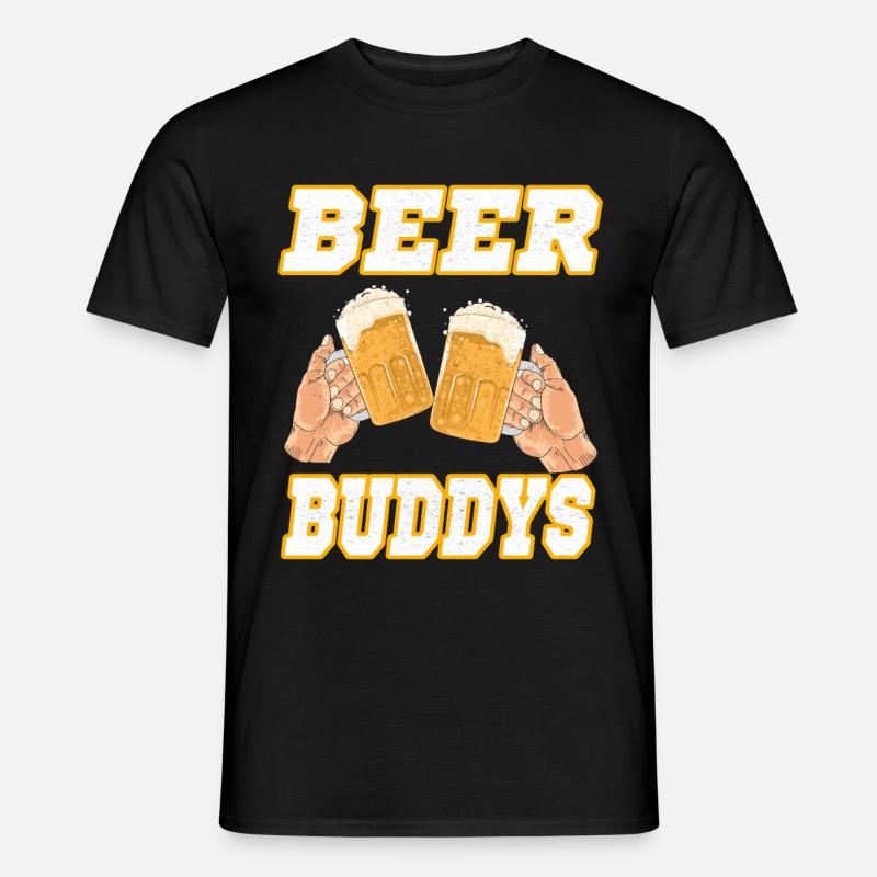 Bier - Männer T-Shirt - Schwarz