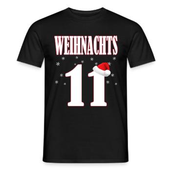 Weihnachten,Elf - Männer T-Shirt - Schwarz - Vorne - AI Model Male 178 light (178cm)