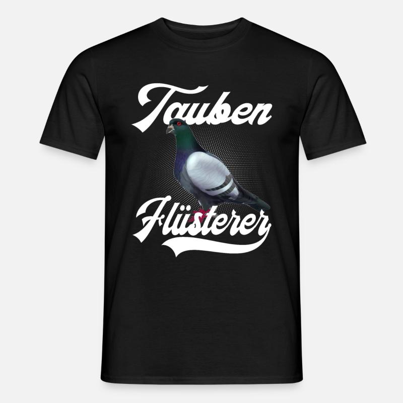 Tauben Taube lustiger Spruch Brieftaube Geschenk - Männer T-Shirt - Schwarz
