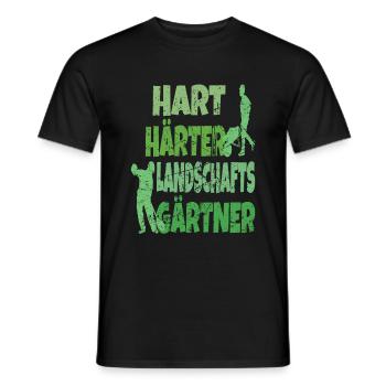 Landschaftsgärtner Gärtner Gartenarbeit Geschenke - Männer T-Shirt - Schwarz - Vorne - AI Model Male 178 light (178cm)