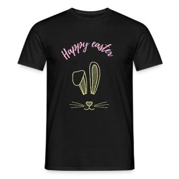 Cadeau oriental heureux - T-shirt homme - noir - Devant - AI Model Male 178 light (178cm)