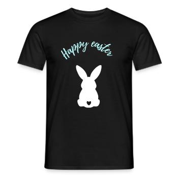 Joyeux cadeau de Pâques - T-shirt homme - noir - Devant - AI Model Male 178 light (178cm)