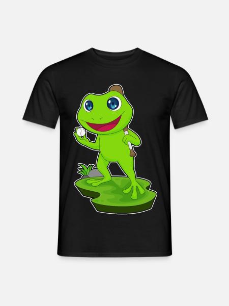 Grenouille Baseball Baseball Bat Sports - T-shirt homme - noir