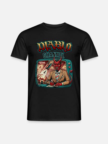 Diablo Channel - Men's T-Shirt - black