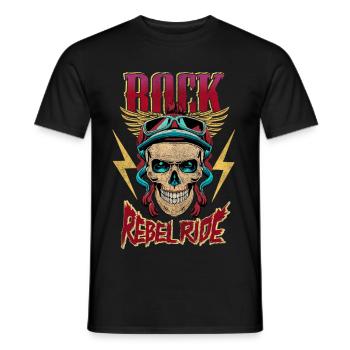 Fahrt - Männer T-Shirt - Schwarz - Vorne - AI Model Male 178 light (178cm)