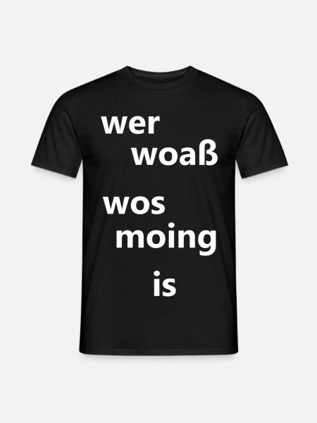 bayrisch cool - Männer T-Shirt - Schwarz