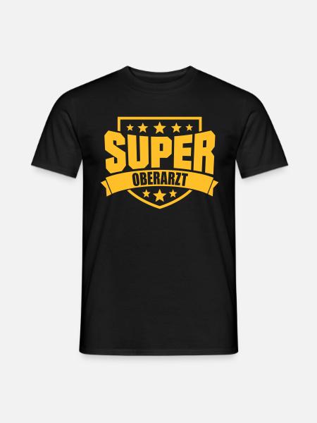Super Oberarzt - Männer T-Shirt - Schwarz