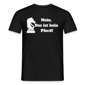Schach Schachfiguren Schachbrett Schachspiel Dame - Männer T-Shirt - Schwarz - Vorne - AI Model Male 178 light (178cm)