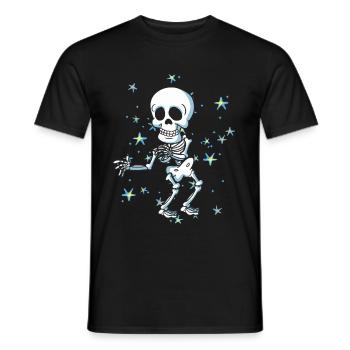 Skelett Halloween Floss Like A Boss Flossing Dance - Männer T-Shirt - Schwarz - Vorne - AI Model Male 178 light (178cm)