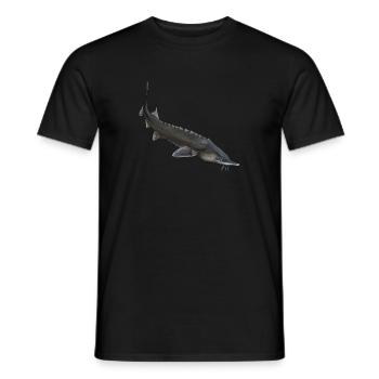 esturgeon baeri - T-shirt homme - noir - Devant - AI Model Male 178 light (178cm)